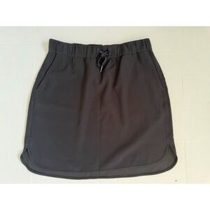 Lululemon Skirt Womens Black Pockets Size 12 Black